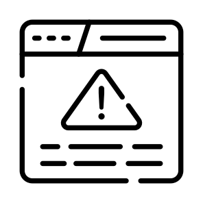 Website, Site, Web, Online, Error icon