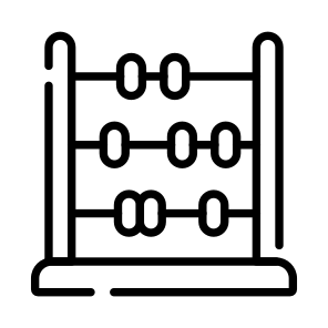 Abacus, Calculator, Maths, Counting, Beads Frame icon