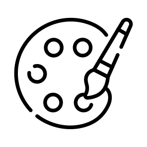 Art Palette, Swatches, Painting, Colouring, Painting Tools icon