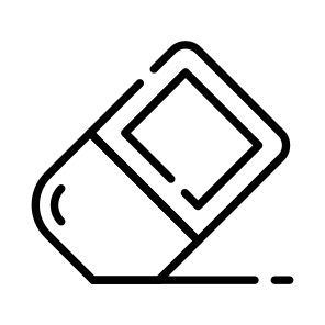 Eraser, Rubber, Remover, Stationery, School Supply icon