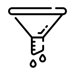 Funnel, Filter, Purification, Conversion, Tool icon