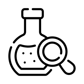 Lab Research, Flask, Glassware, Lab, Chemistry icon