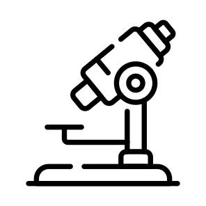 Microscope, Lens, Eyepiece, Research, Lab icon