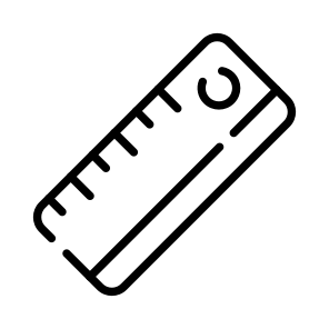 Ruler, Scale, Measuring, Geometry, Stationery icon
