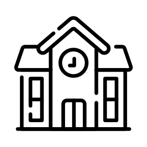 School, Academy, College, Institute, Building icon