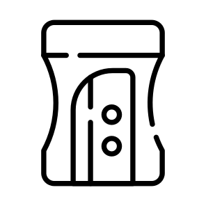 Sharpener, Shaver, Blade, Stationery, School Supply icon