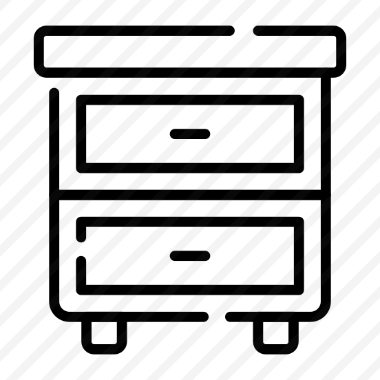 Side Table, File Cabinet, Drawers, Storage, Furniture preview