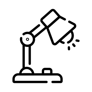 Study Lamp, Light, Adjustable Lamp, Illumination, Desk Lamp icon