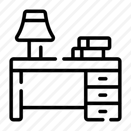 Study Table, Desk, Furniture, Study Area, Interior preview