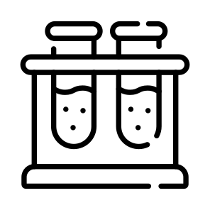 Test Tubes, Tube Rack, Samples, Glassware, Lab Rack icon