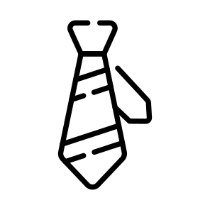 Tie, Necktie, Cravat, Apparel, Clothing icon