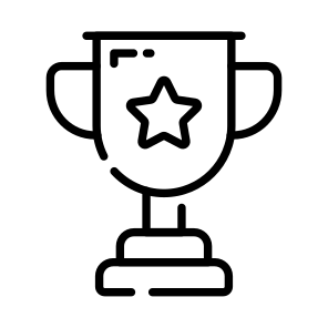 Trophy, Award, Reward, Prize, Achievement icon