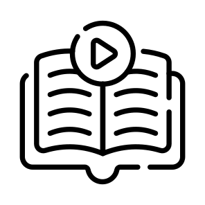 Video Course, Lesson, Tutorial, Book, Education icon