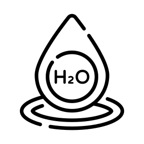 Water Formula, Drop, Droplet, Liquid, Aqua icon