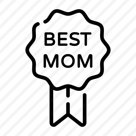 Best, Mom, Ribbon, Badge, Award preview