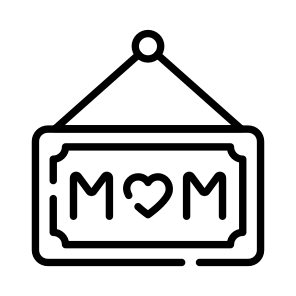 Board, Mom, Signboard, Sign, Signage icon
