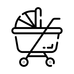 Carriage, Stroller, Pushchair, Perambulator, Pram icon