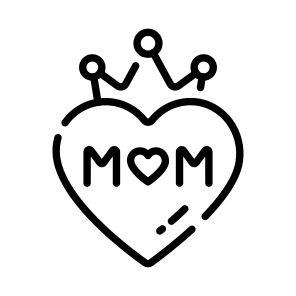 Crowned, Heart, Love, Coronet, Tiara icon