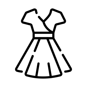 Dress, Frock, Clothing, Outfit, Garment icon