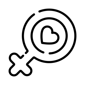 Female, Lady, Woman, Girl, Sign icon