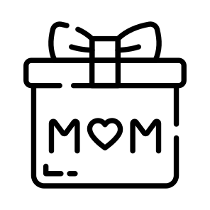 Gift, Hamper, Present, Surprise, Mom,, icon