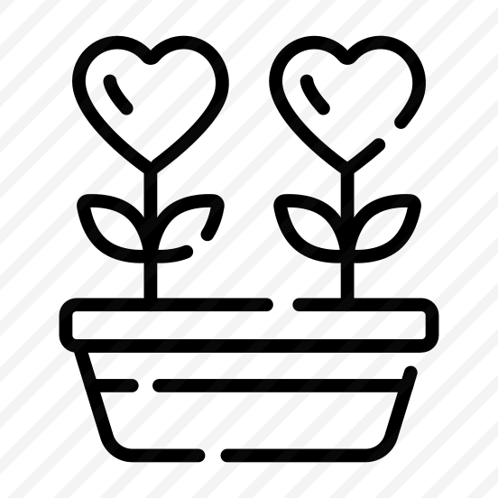 Love, Hearts, Plant, Pot, Houseplant preview