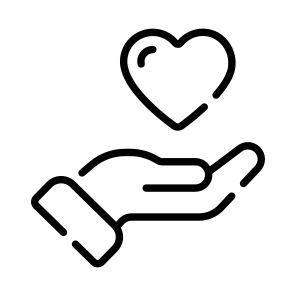Love, Kindness, Affection, Heart, Giving icon