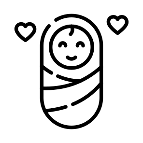 Newborn, Infant, Child, Kid, Baby icon