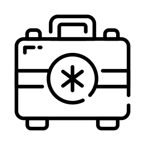 Bag, Briefcase, Emergency, Rescue, Checkup icon