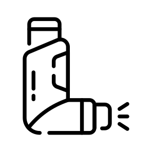 Inhaler, Bronchodilator, Asthma, Pump, Respirator icon