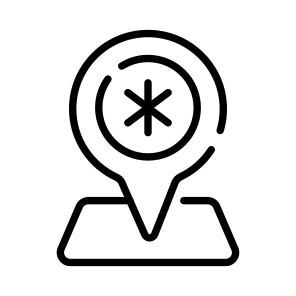 Location, Map, Navigation, Pin, Gps icon