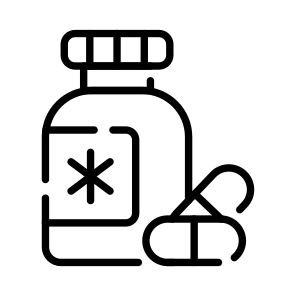 Medicine, Pills, Drugs, Herbal, Bottle icon