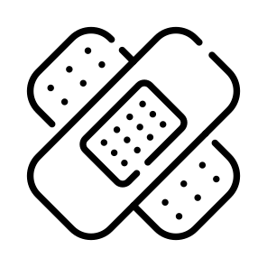 Plaster, Bandage, Bandaid, Treatment, Sticky icon
