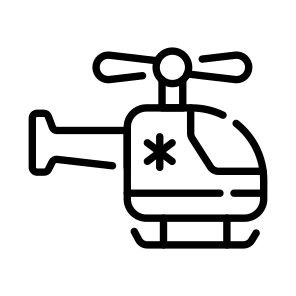 Rescue, Emergency, Vehicle, Transport, Helicopter icon