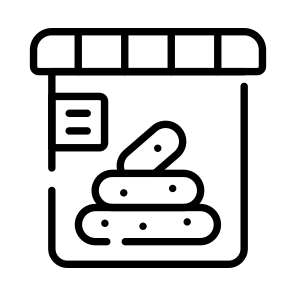 Stool, Poop, Sample, Lab, Testing icon
