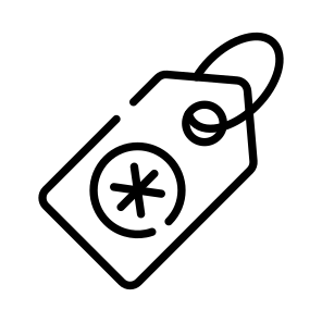 Tag, Label, Card, Sign, Symbol icon