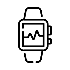 Tracker, Smartwatch, Watch, Device, Technology icon