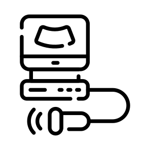 Ultrasound, Sonogram, Ultrasonography, Diagnostic, Screening icon