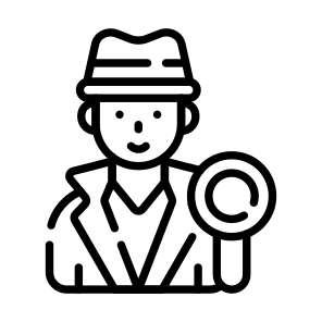 Detective, Crime, Mystery, Investigator, Law icon