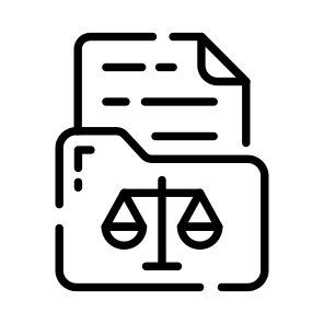 Folder, File, Record, Document, Law icon