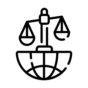 International, Law, Treaty, Global, Legal icon