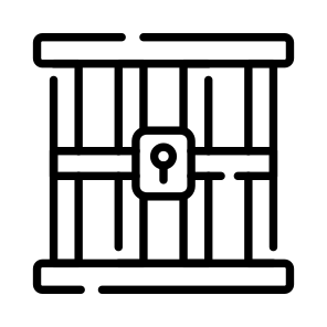 Jail, Prison, Lockup, Punishment, Detention icon