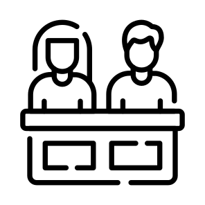 Jury, Panel, Persons, Decision, Law icon