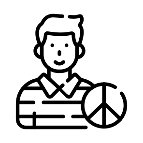 Peace, Activist, Rights, Justice, Protester icon