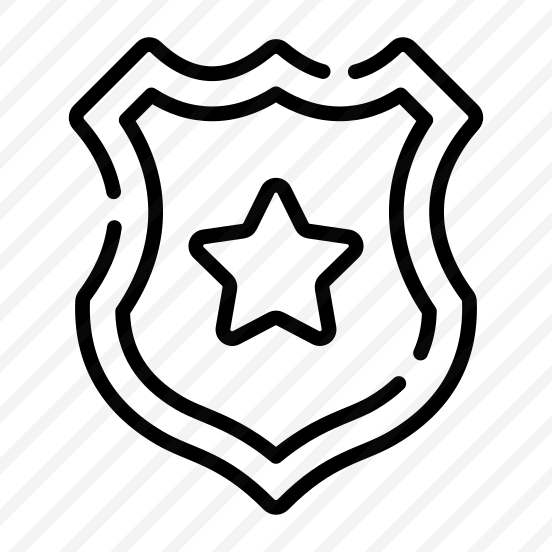 Police, Badge, Emblem, Security, Star preview