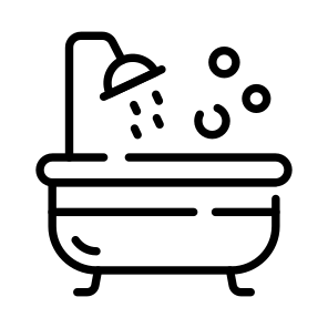 Bathtub, Bath, Shower, Bathroom, Lavatory icon