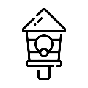 Birdhouse, Aviary, Birdhome, Shed, Shelter icon