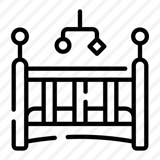 Cradle, Cot, Bed, Nursery, Furniture preview