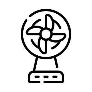 Fan, Cooling, Air, Pedestal, System icon