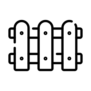 Fence, Palisade, Railing, Exterior, Boundary icon